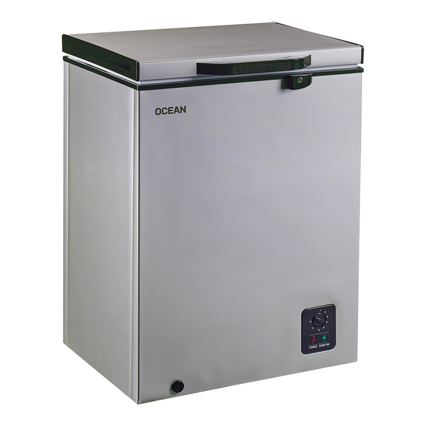 OCEAN Congélateur Coffre Silver 180L (OCOJ180SBM2)